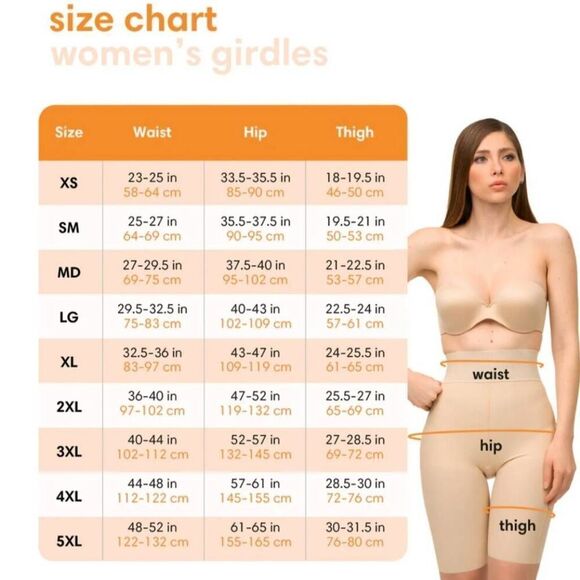 Isavela Comprexxwear High Waist Mid-Thigh Shapewear(O015)-Size 3XL for Women - Picture 7 of 7